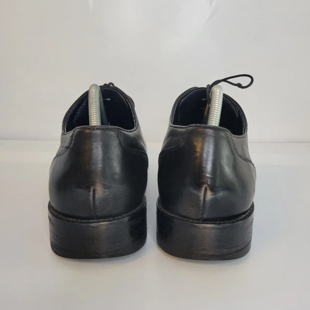 COLE HAAN Lenox Hill Grand Os Split Toe Oxford Black Leather Mens Shoe Size 10.5